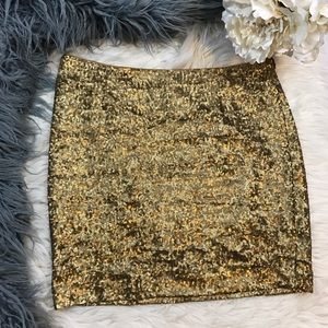 NWT Cache sequin skirt